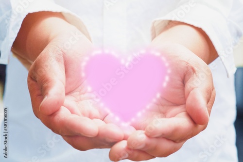 手のひらのハート