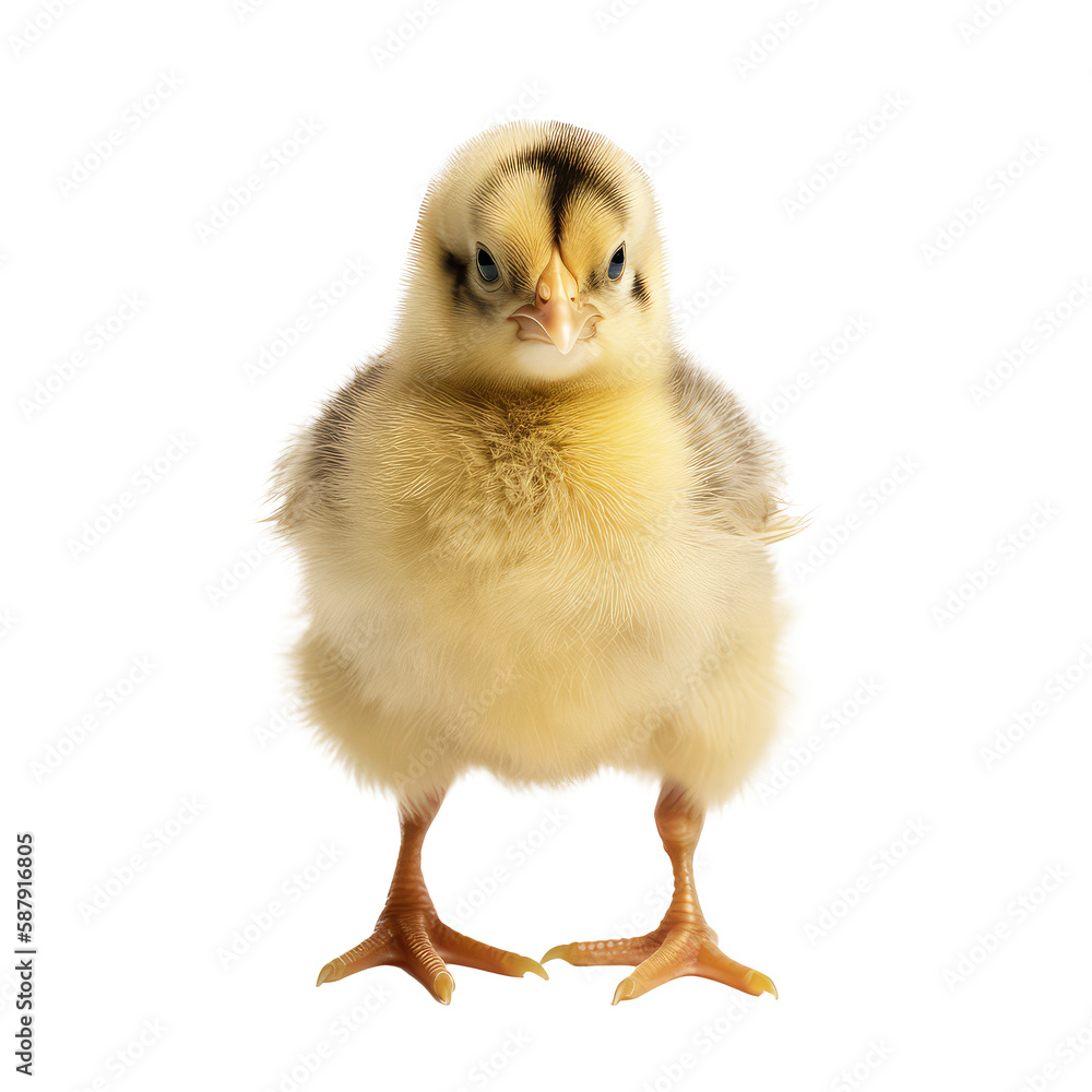 Obraz premium chick isolated on white