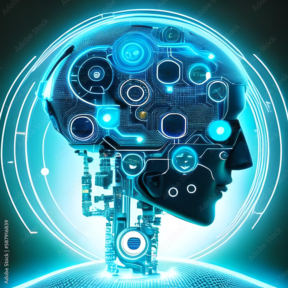 In a futuristic world, AI and machine learning have revolutionized the way humans interact with technology In a futuristic world, AI and machine learning have revolutionized the way humans interact with technology