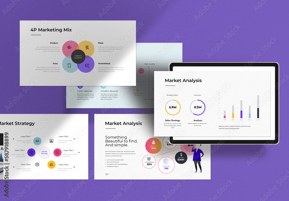 B_Multipurpose Presentation Layout Stock Template | Adobe Stock