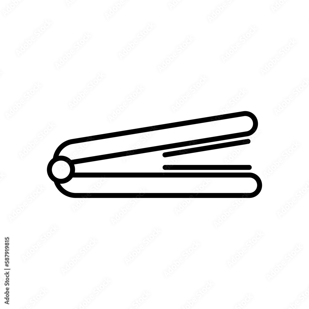 hair iron outline vector icon hair iron stock vector icon for web, mobile app and ui design hair iron outline vector icon hair iron stock vector icon for web, mobile app and ui design