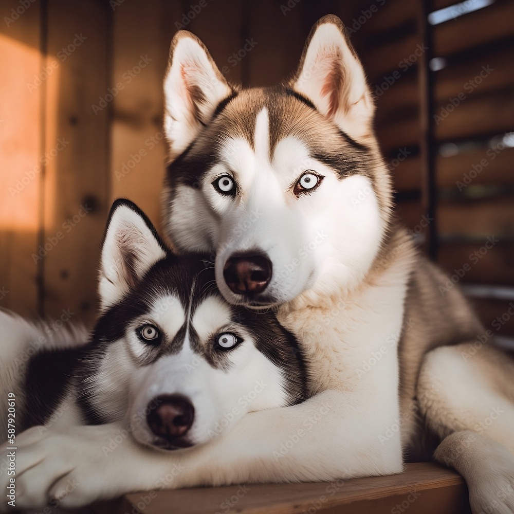 siberian husky hugs husky siberian husky hugs husky