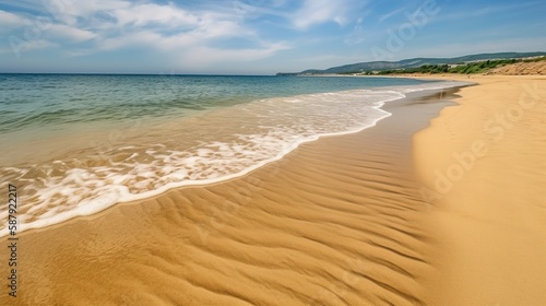 Bulgaria Golden Sands Beach photorealistic