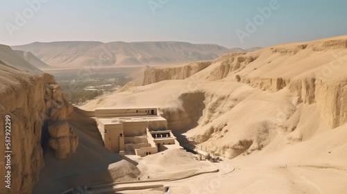 Egypt Valley of the Kings photorealistic 