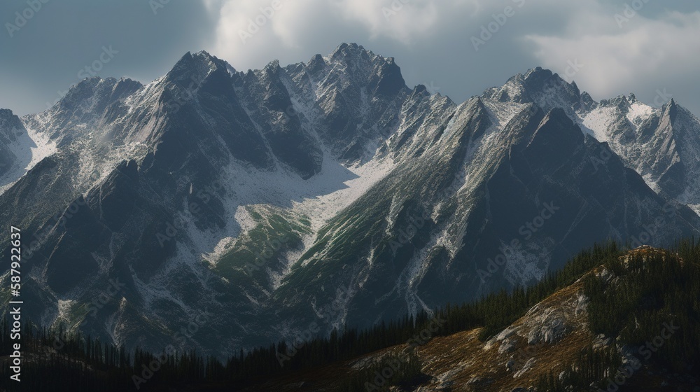 Poland Tatra Mountains photorealistic