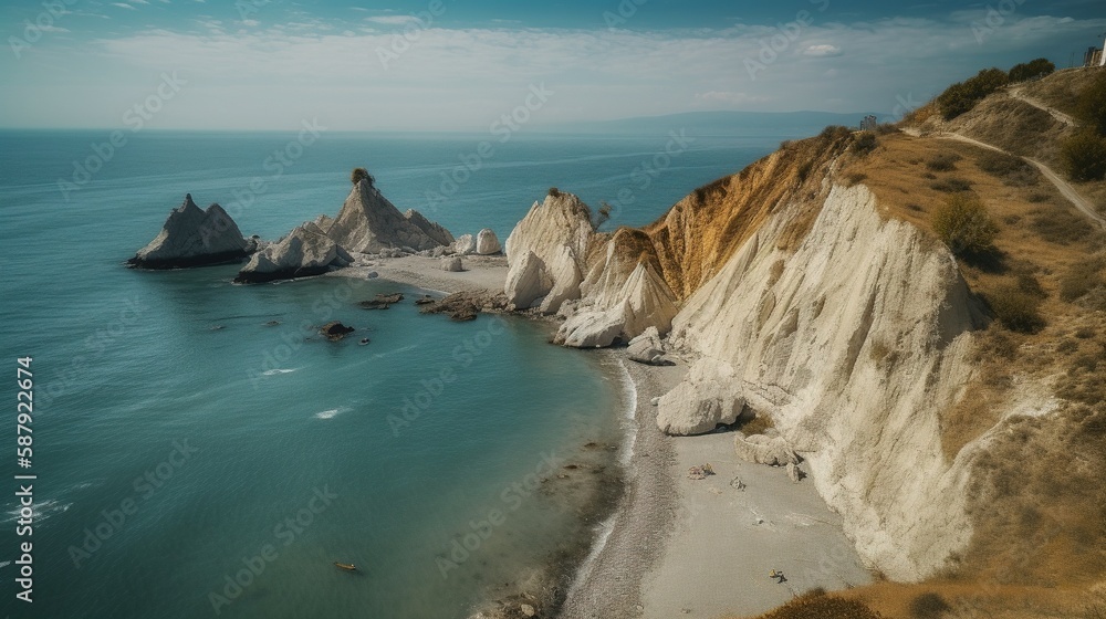 Romania Black Sea Coast photorealistic