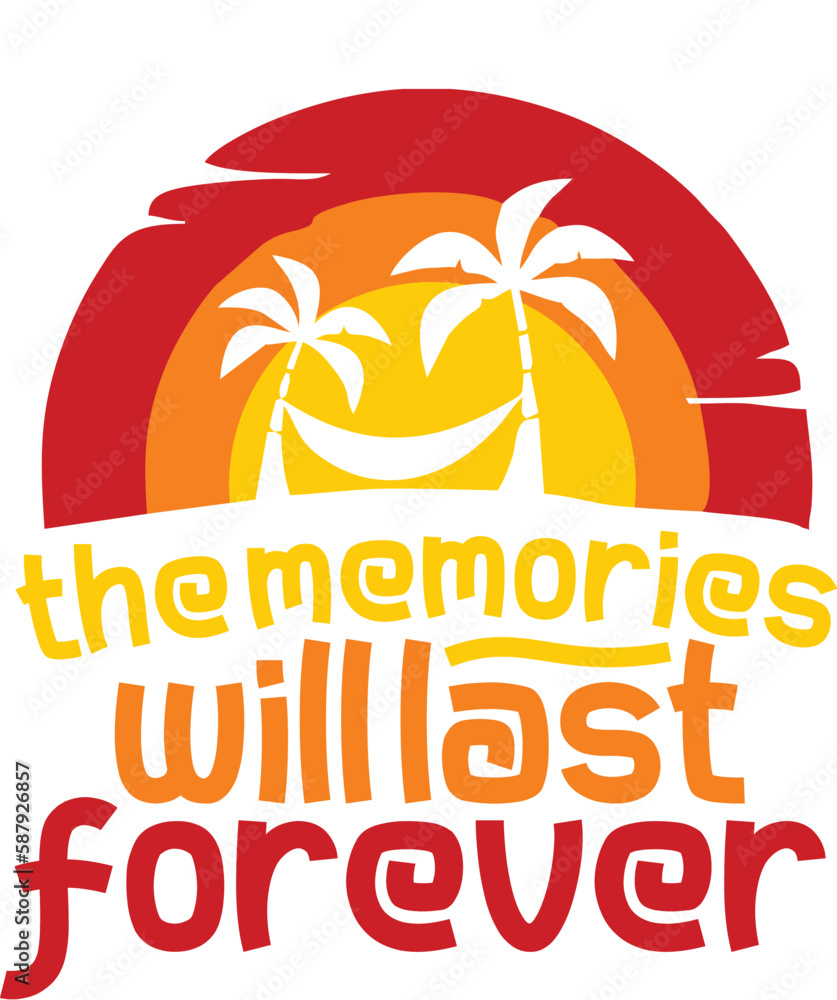 the memories will last for ever, wallart, quote, vector