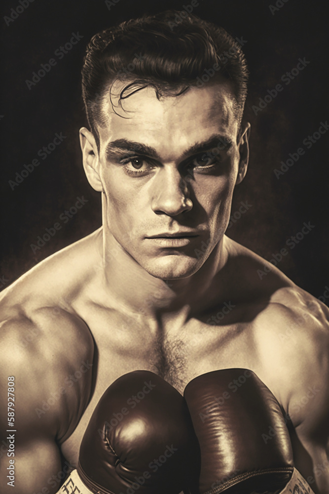 This striking Generative AI illustration captures the classic style and