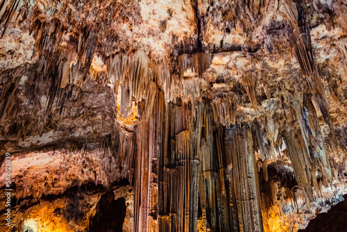 Wallpaper Mural 	
Stalactites and stalagmites in Nerja caves, Nerja, Spain Torontodigital.ca