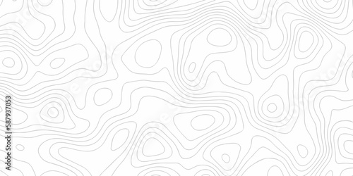 Abstract pattern of a background of topographic line mount map, sea map and contour map with space for copy. Map of the topography line. topographic map concepts with perspective mountain.