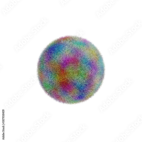 colorful balls on white