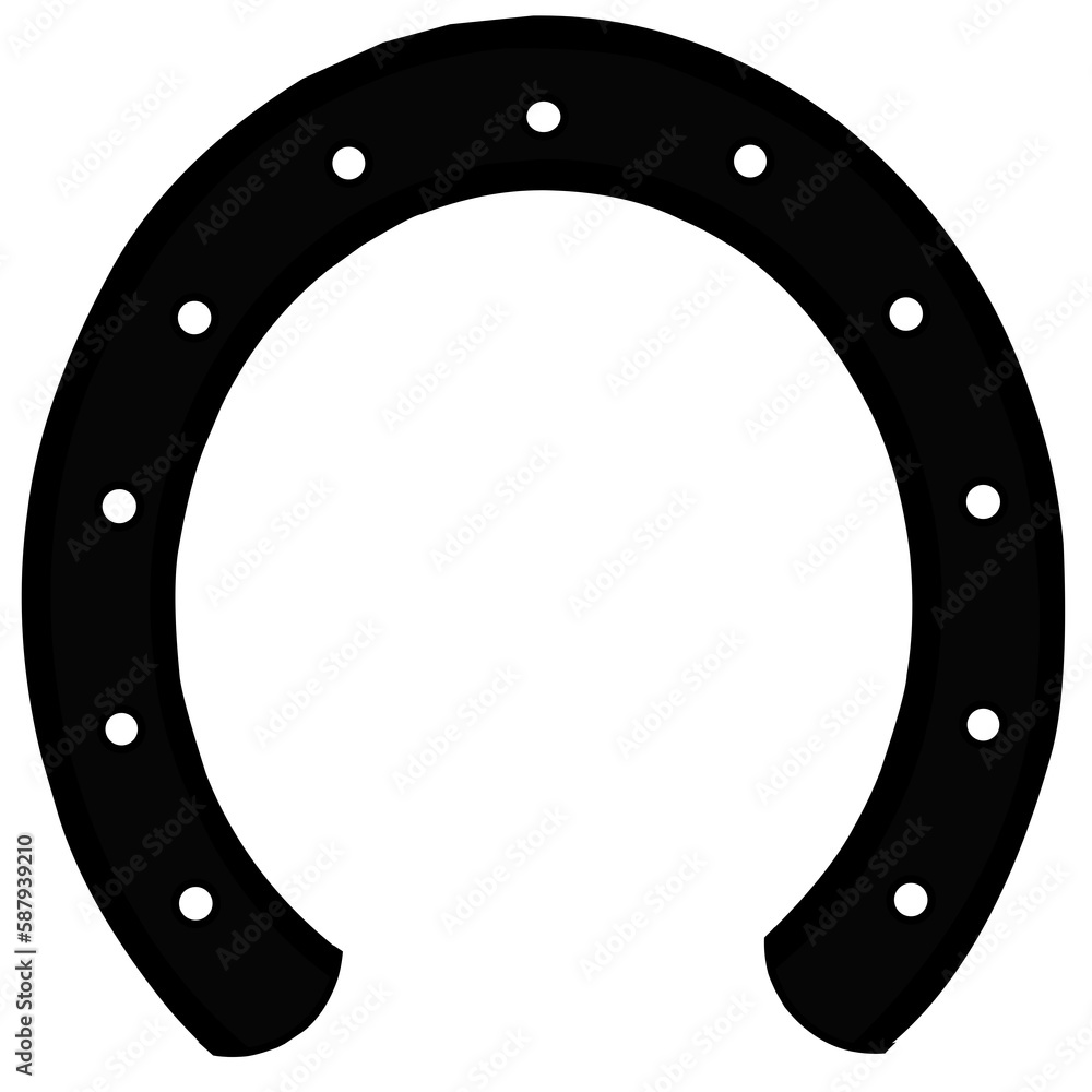 horseshoe silhouette