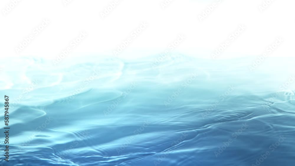 Super Slow Motion Abstract Shot of Waving Blue Clear Water Surface at 1000fps. Super Slow Motion Abstract Shot of Waving Blue Clear Water Surface at 1000fps.
