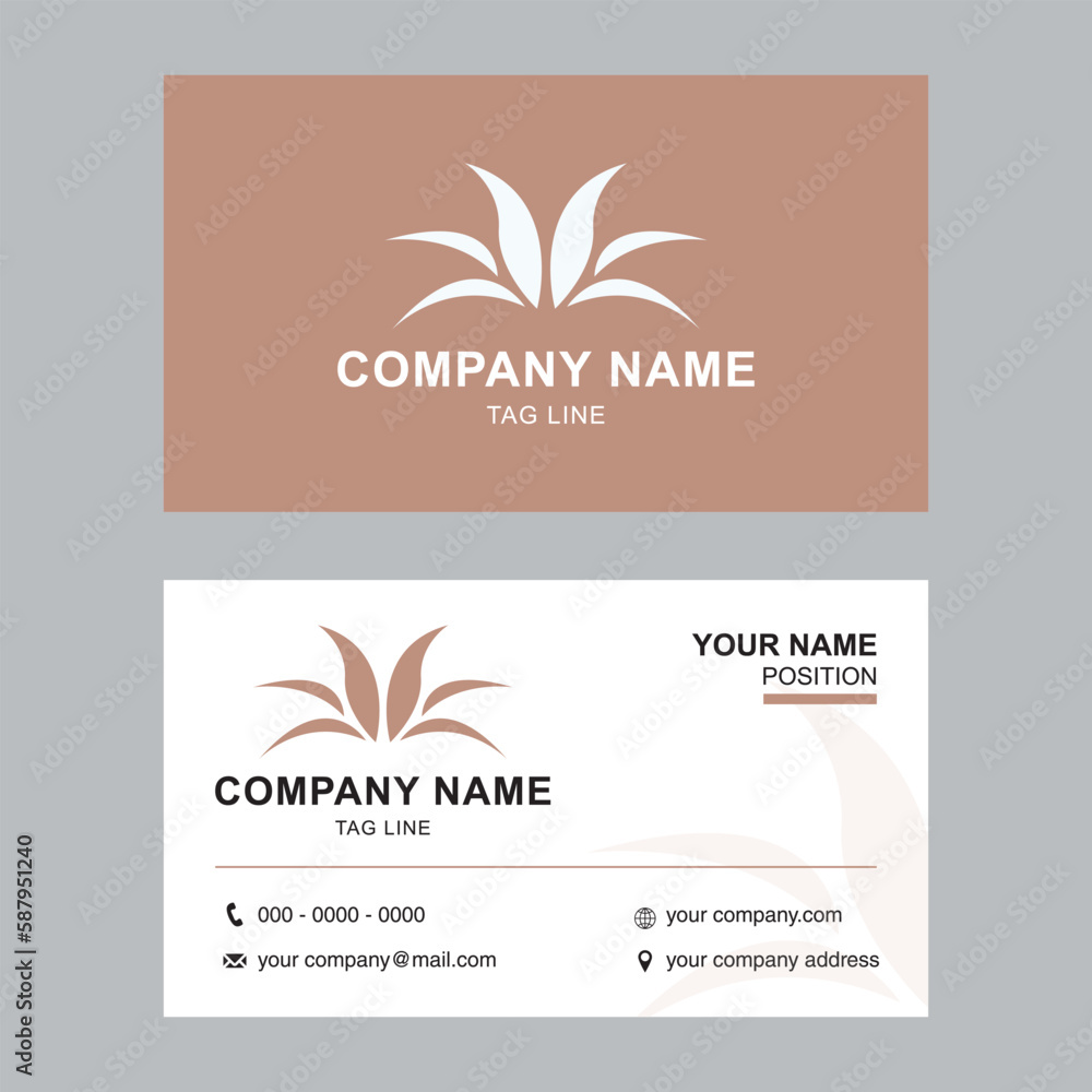 flower, beautiful, yoga business card for all design working and personal business worker