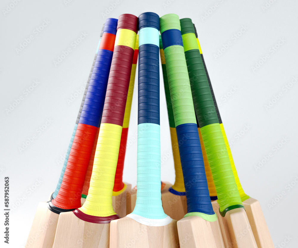 Circular Array Of Cricket Bats Circular Array Of Cricket Bats