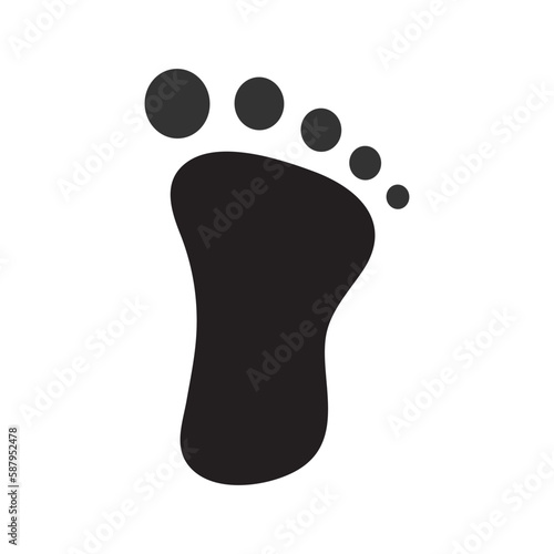 FOOT icon design template vector