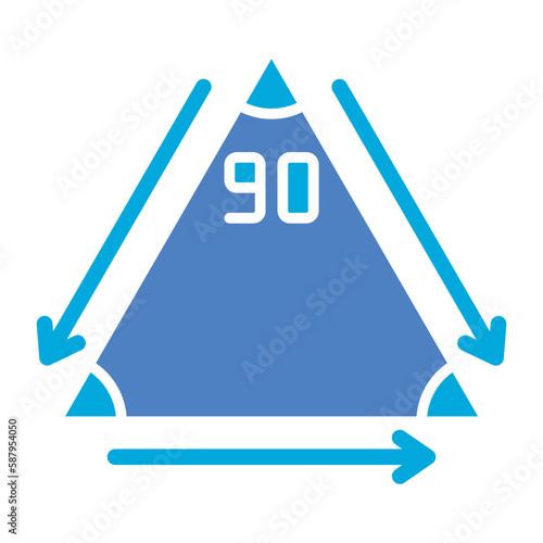 Vertex Glyph Two Color Icon