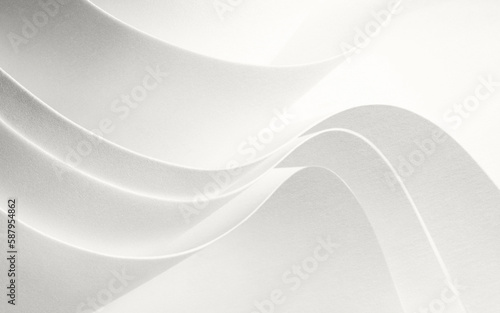 Dynamic wavy shapes, abstraction