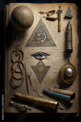 The Mystical Eye: Exploring Hermetic Symbolism and Occult Iconography
