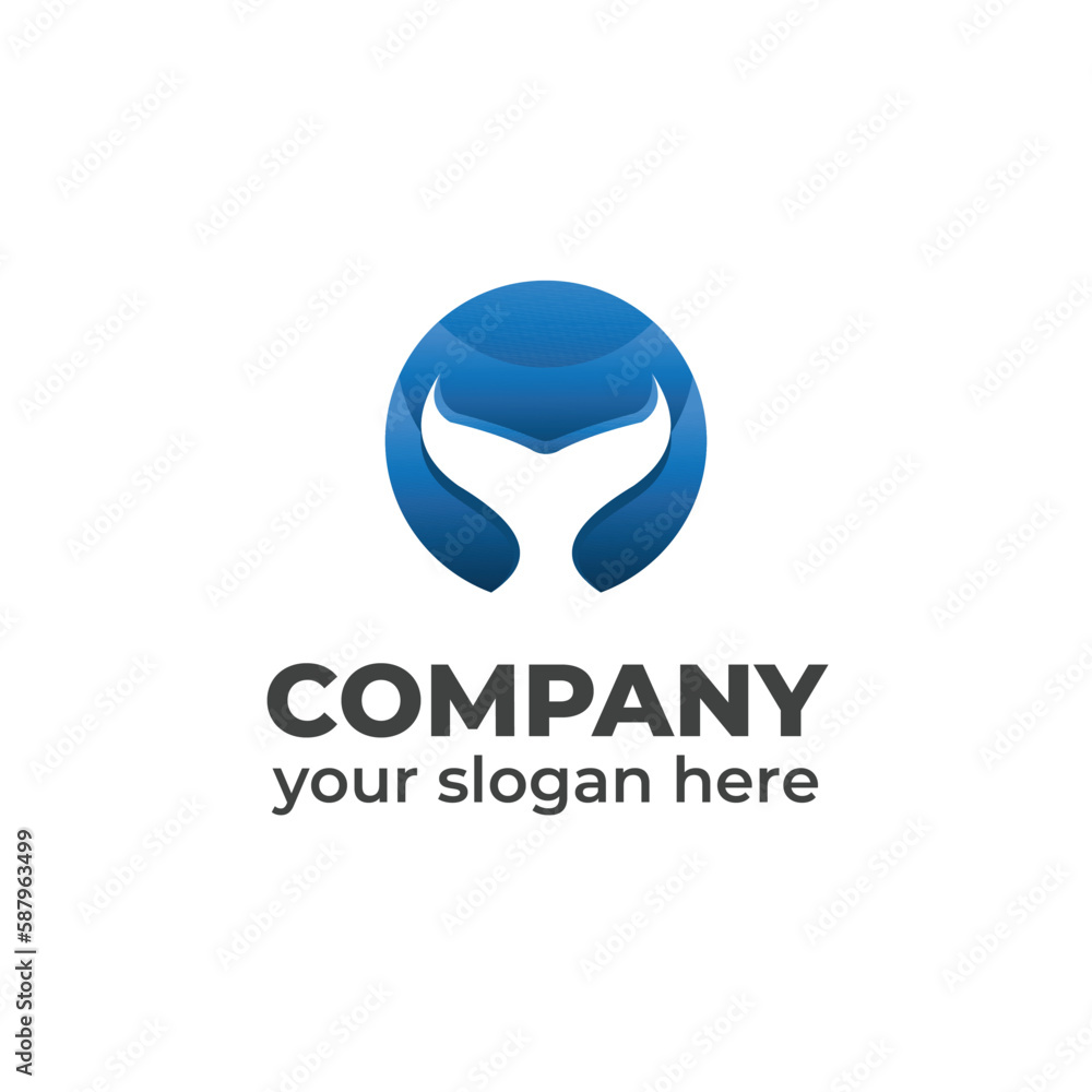 Tail shark business logo design Tail shark business logo design