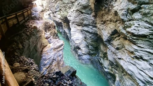 Views of the Liechtenstein Gorge near Sankt Johann in Pongau Austria. A good Place for Hikers and Nature Lovers