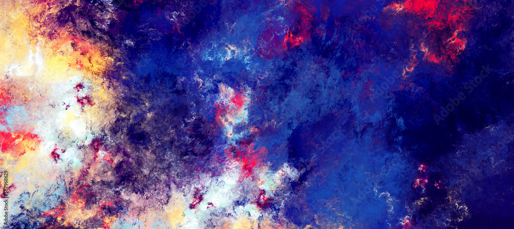 Abstract painting color texture. Paint background. Fractal artwork for creative graphic design