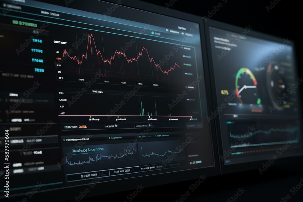 Pictures of trading screens and interfaces Generative AI Pictures of trading screens and interfaces Generative AI