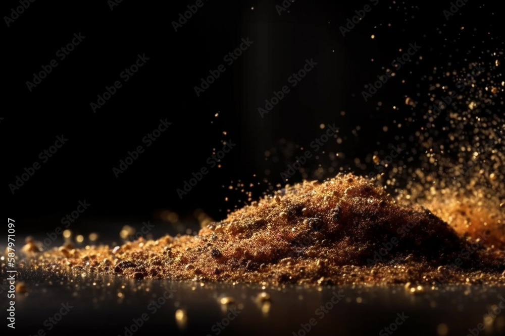 A mesmerizing illustration of glittering dust and particles, evoking the magic and mystery of the cosmos. Ai generated. A mesmerizing illustration of glittering dust and particles, evoking the magic and mystery of the cosmos. Ai generated.