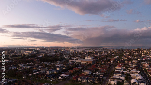 Cloud over city © Lachlan