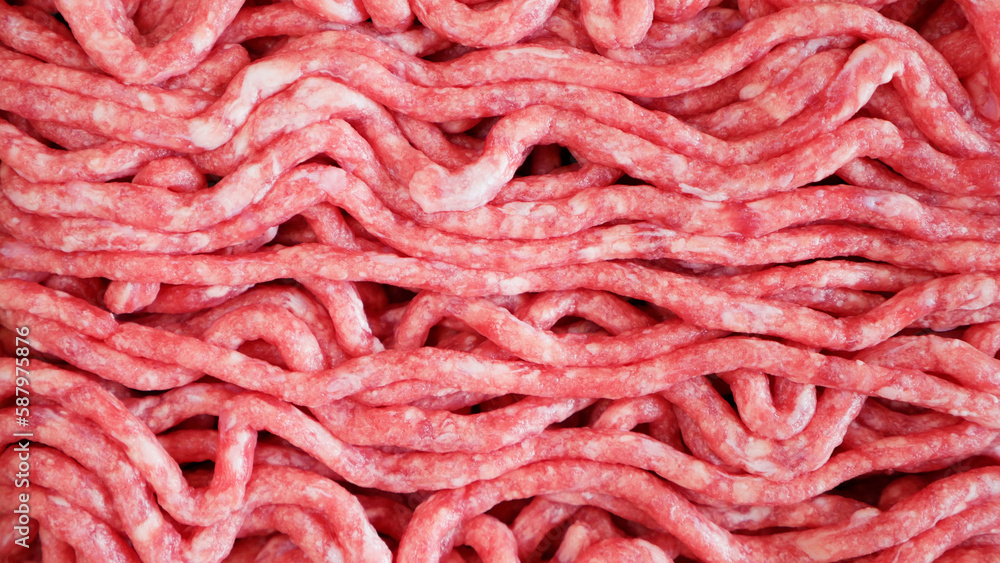 close-up of raw ground beef close-up of raw ground beef