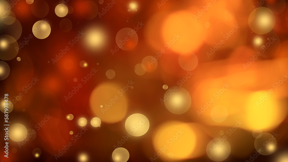 Golden bokeh abstract light, Orange and yellow background. Golden bokeh abstract light, Orange and yellow background.