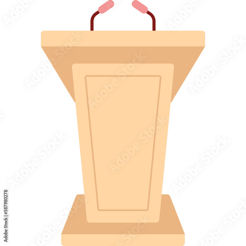 Podium Illustration