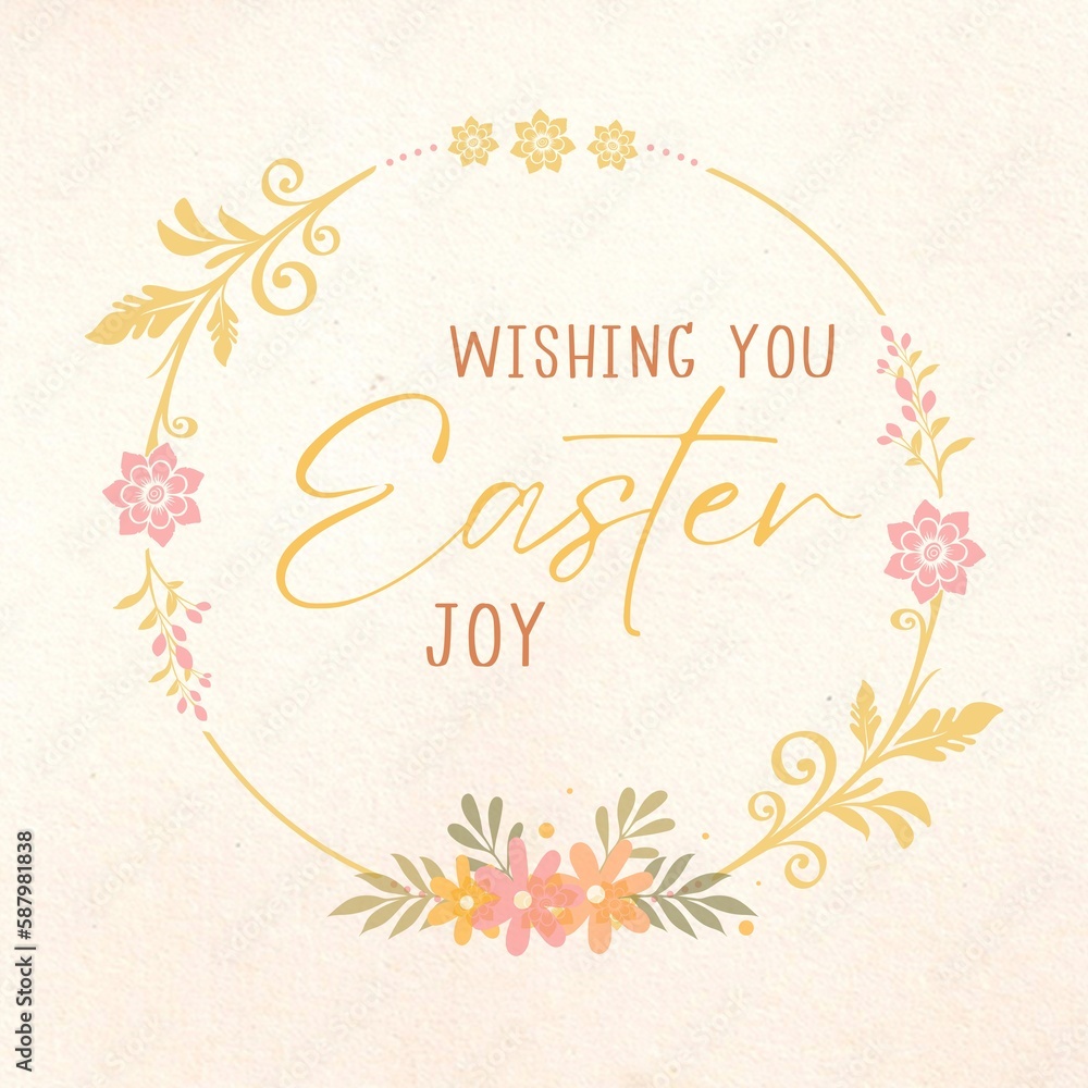 This design can be used as a digital Easter greeting cards or Easter banner. A great way to send well wishes to loved ones and celebrate the holiday season.