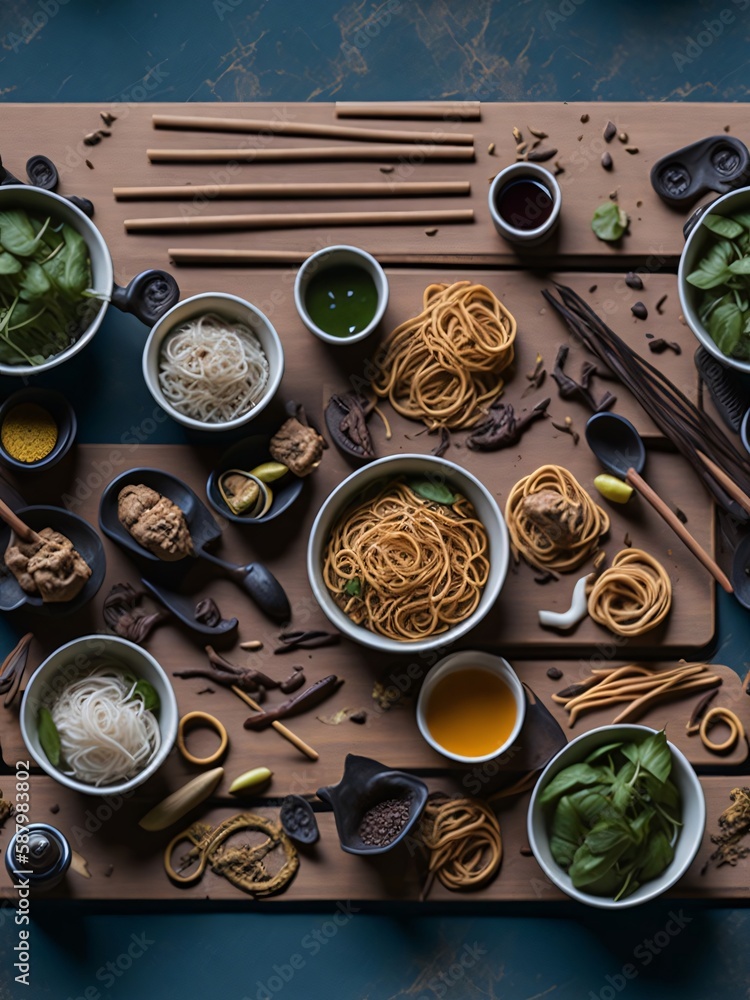 Pho Vietnamese Noodles Props AI generated 3 Pho Vietnamese Noodles Props AI generated 3