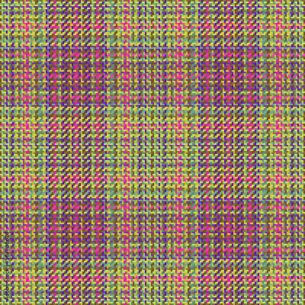 Fabric tartan plaid. Seamless vector check. Background pattern textile texture.