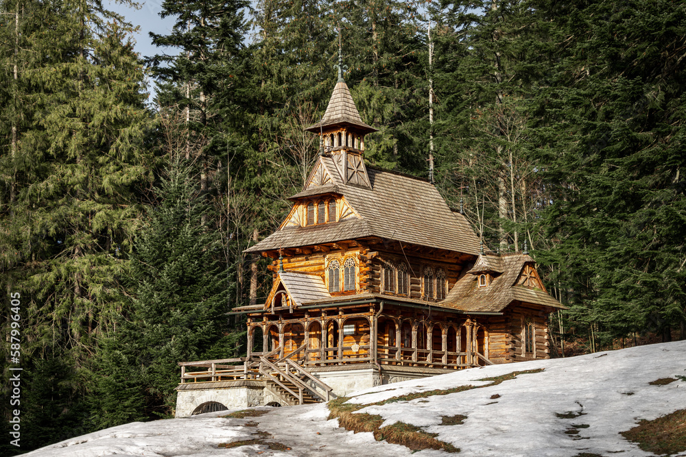 Zakopane style chapel called