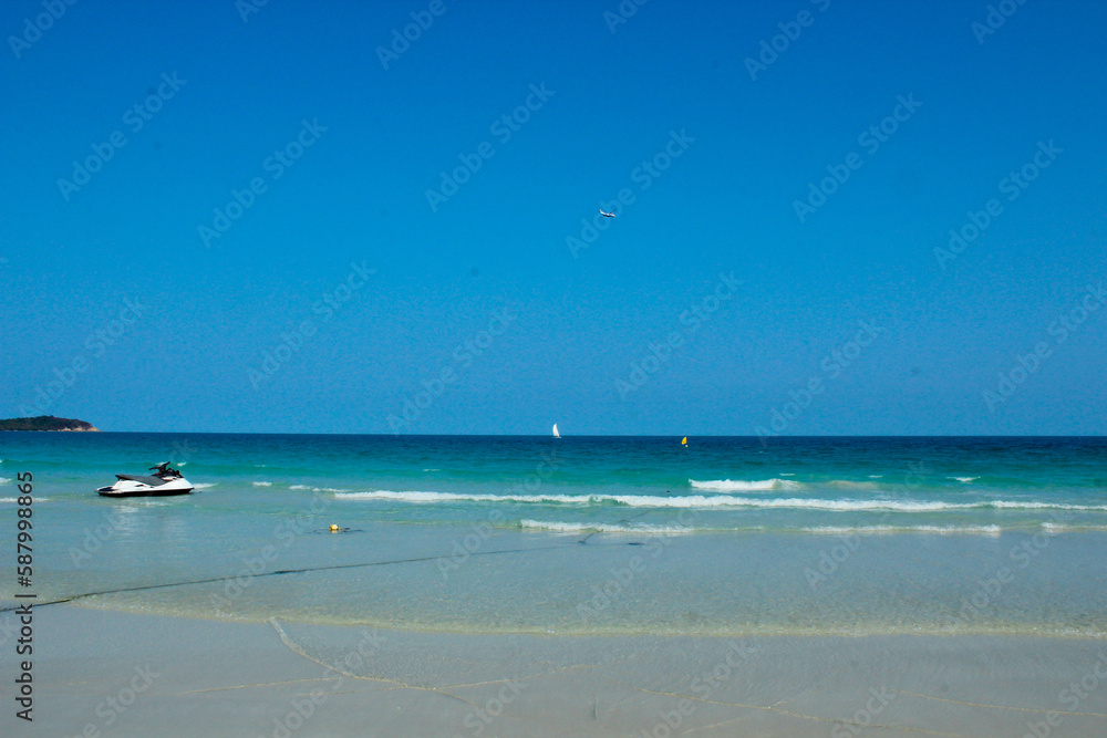 View of Chaweng beach, Koh Samui Thailand