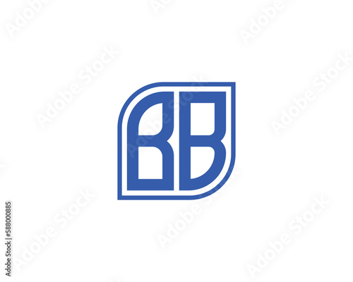 BB Logo Design vector template