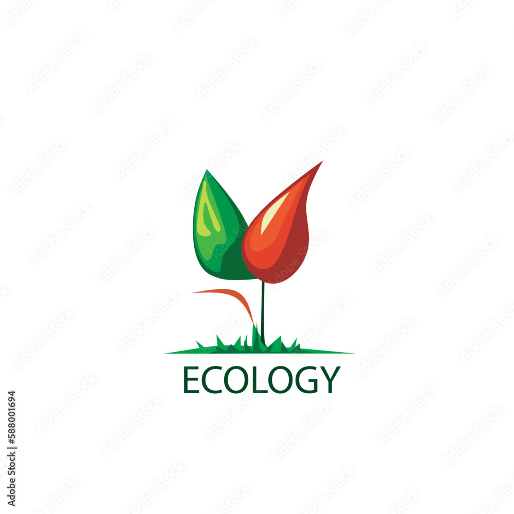 Obraz premium logo ecology 