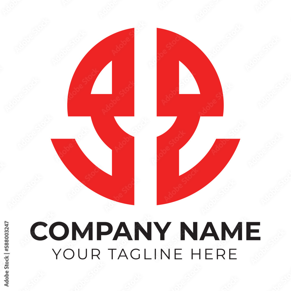 Obraz premium Professional creative corporate modern minimal abstract business logo design template for your company