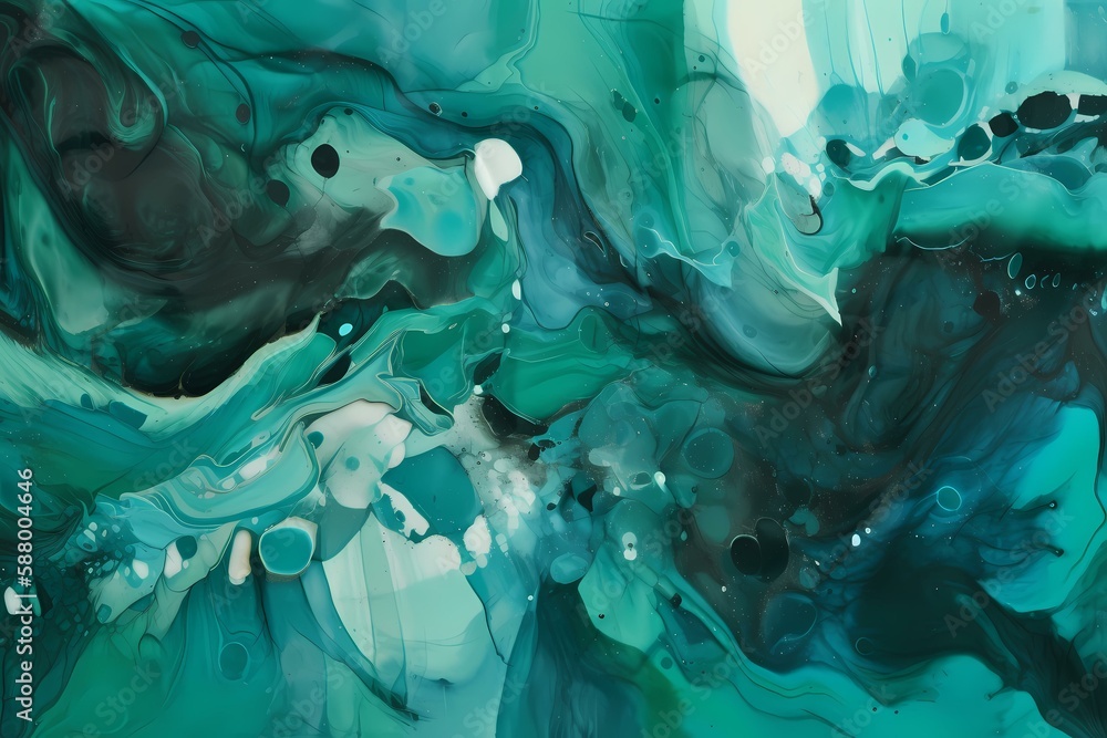 A close-up of a wave Generative AI A close-up of a wave Generative AI