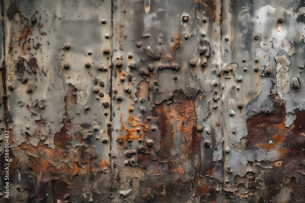 A close up of a metal surface Generative AI A close up of a metal surface Generative AI
