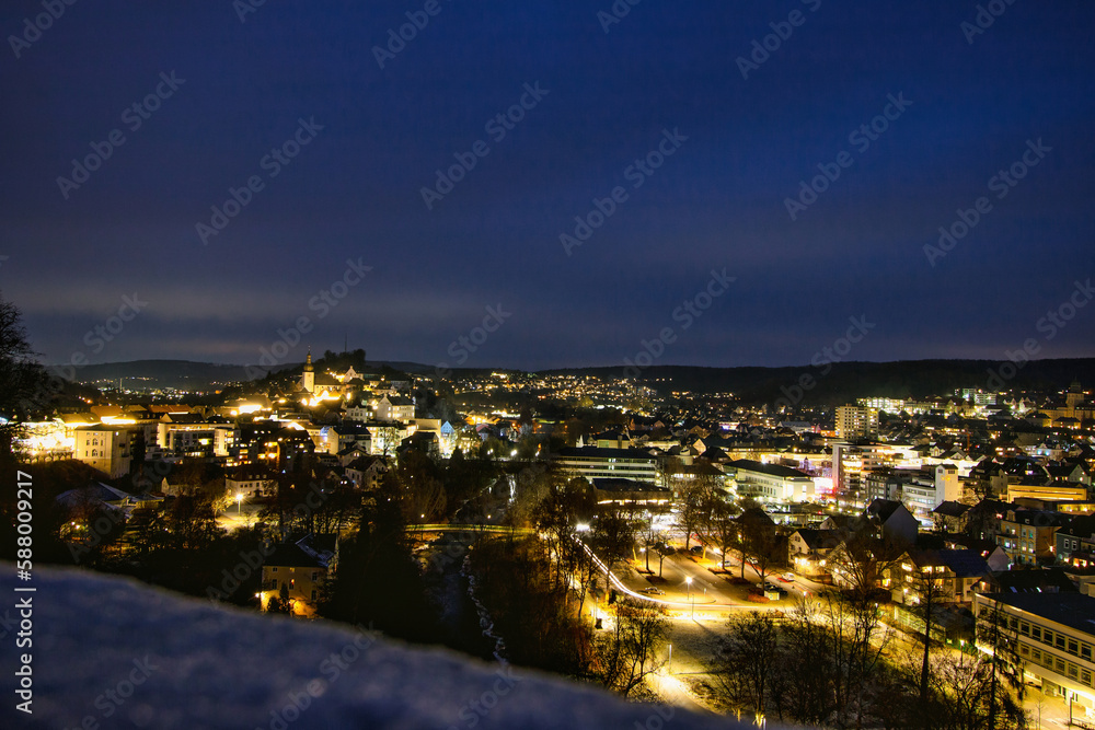Fototapeta premium Blick über Arnsberg