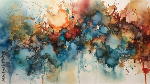 abstract watercolor