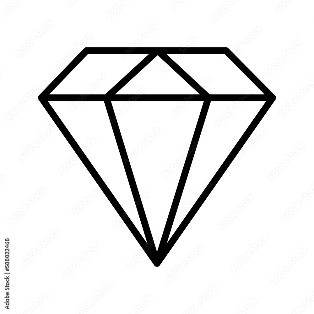 Diamonds icon isolate on transparent background. Diamonds icon isolate on transparent background.