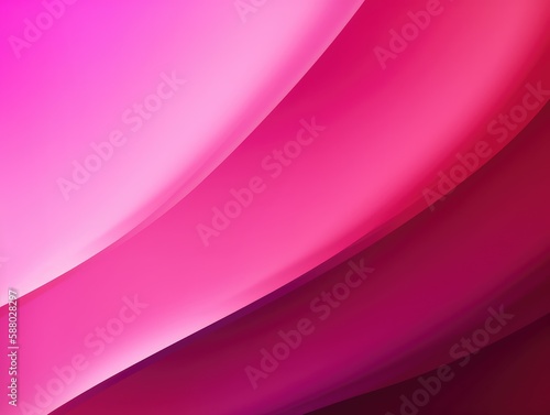 Pink wave and line abstract background. Generative AI