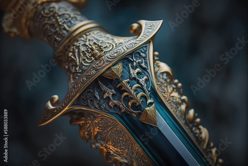 Sword with long blade