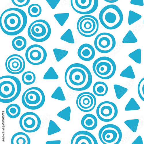 African afro seamless pattern culture motifs, circle ethnic doodle artwork. Creative aztec texture border, folk drawing, for textiles, banners, wallpapers, wrapping fashion- vector background design.