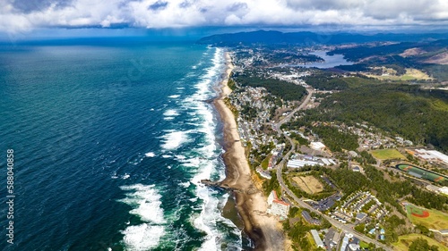 Ocean view in Lincoln City, Oregon