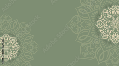 Abstract background with ornamental mandala